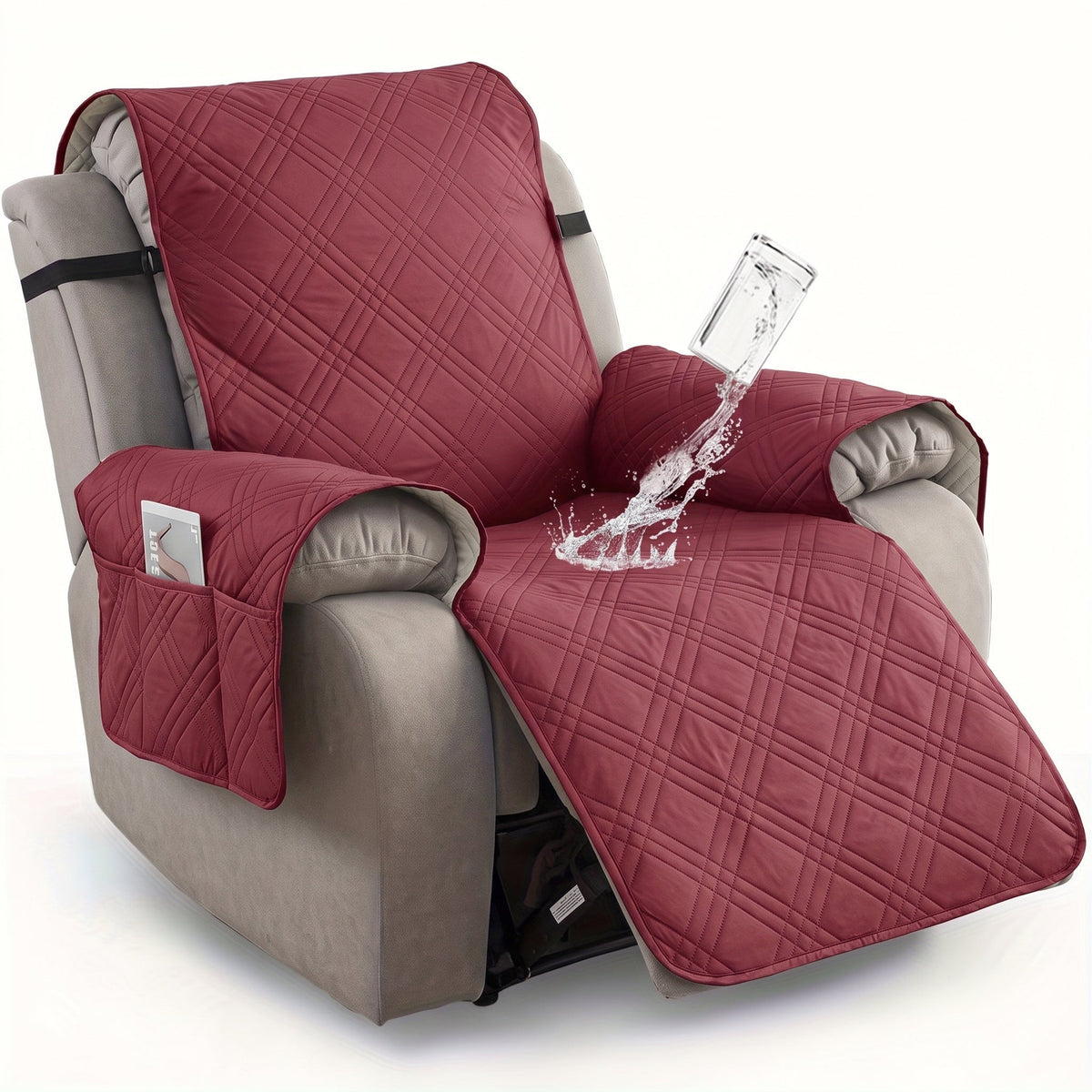 Recliner Chair Cover - Waterproof Quilted Protector