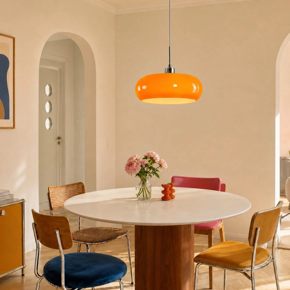 Kieran Bauhaus Glass Pendant Light
