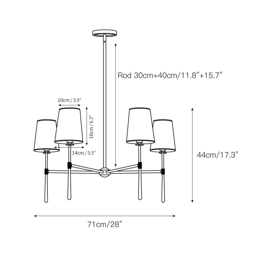 Rhodes Round Chandelier