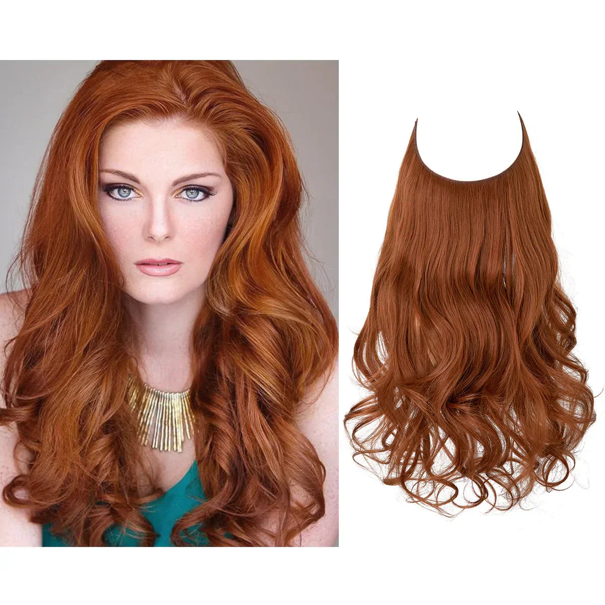 Hair Extensions Real Hair 100% Natural for Fullness and Length | Heat Resistant | Natural Shine | Sansoti