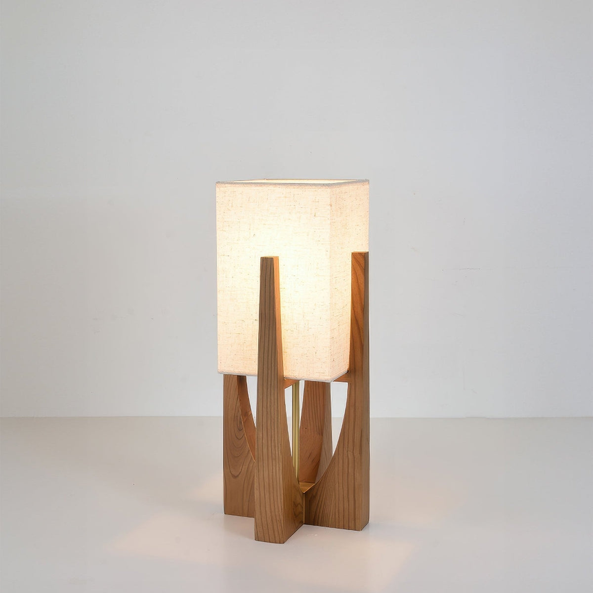 Japanese Floor Lamp – Wooden LED Standing Lamp, Small or Large, Oak or Walnut, Japandi Calm