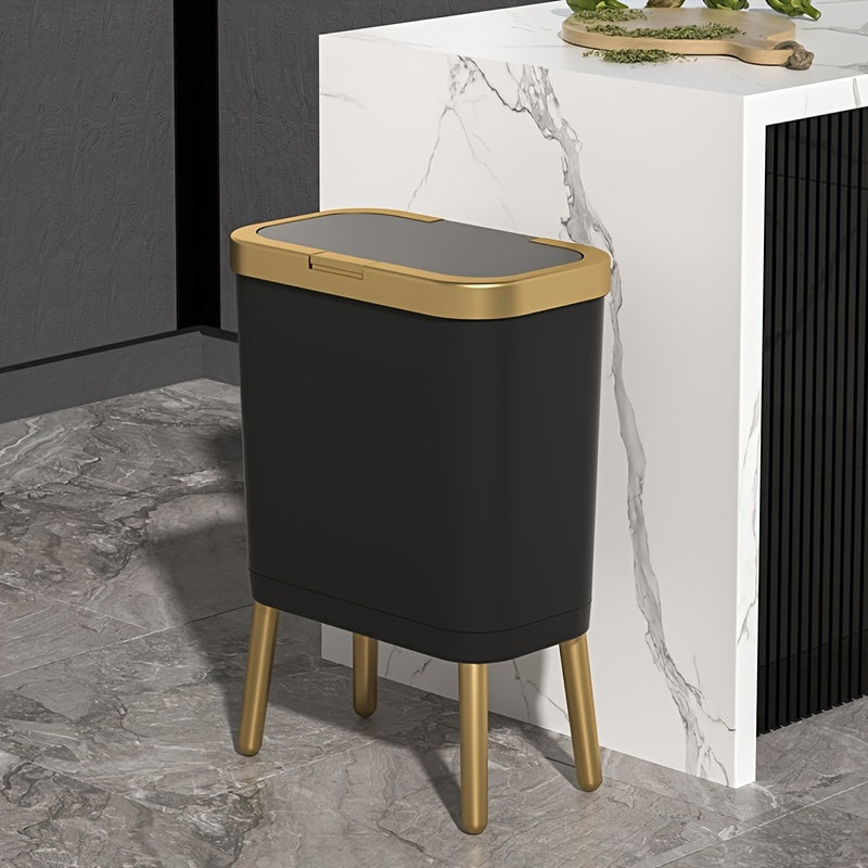 15L Trash Can - Modern Odour Sealing Waste Bin