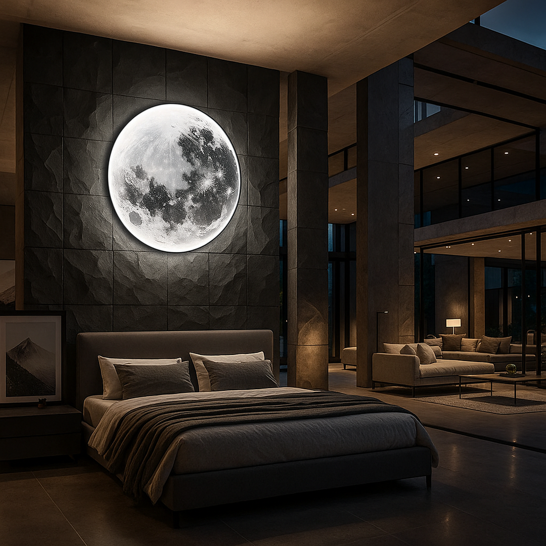 Full Moon Wall Sconce - Modern LED Wall Light