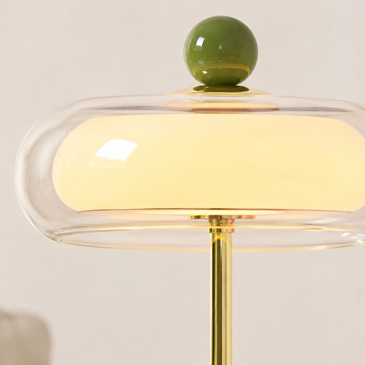 Calie Memphis Glass Bauble Touch Table Lamp
