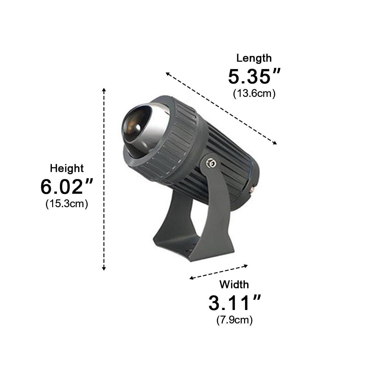 Outdoor Wall Washer Light, IP67 Waterproof, 3W to 80W – Die-Cast Aluminium LED, Warm White or Colour, for Facades & Columns