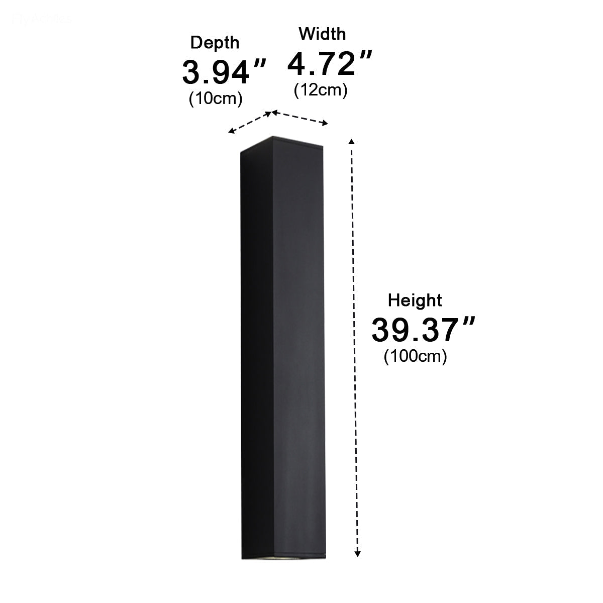 Waterproof Outdoor Rectangular Up and Down Exterior Wall Lights