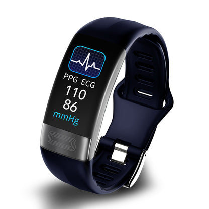Fitness Tracker Bracelet – Heart Rate, Sleep & Cycle Tracking Smart Band, Black, Blue or Red