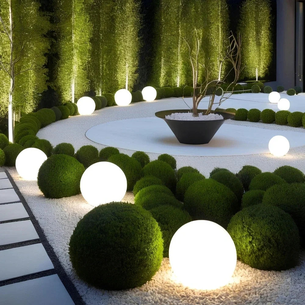 Solar garden ball light – 16 colors with remote control