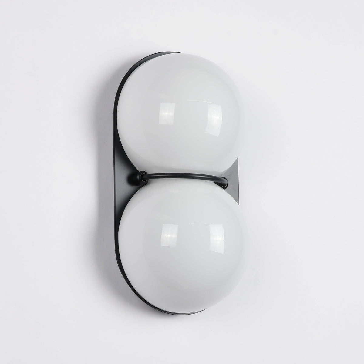 Capella Mid Century Modern Duo Sphere Wall Light Sconce