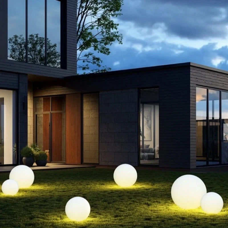 Solar garden ball light – 16 colors with remote control