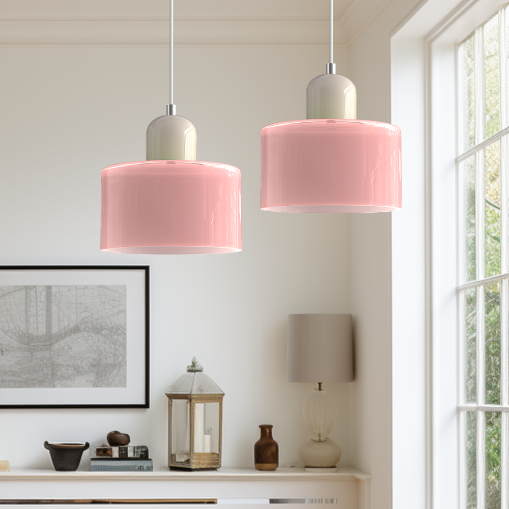 Elongated Halo Pendant Lamp with Sleek Modern Design