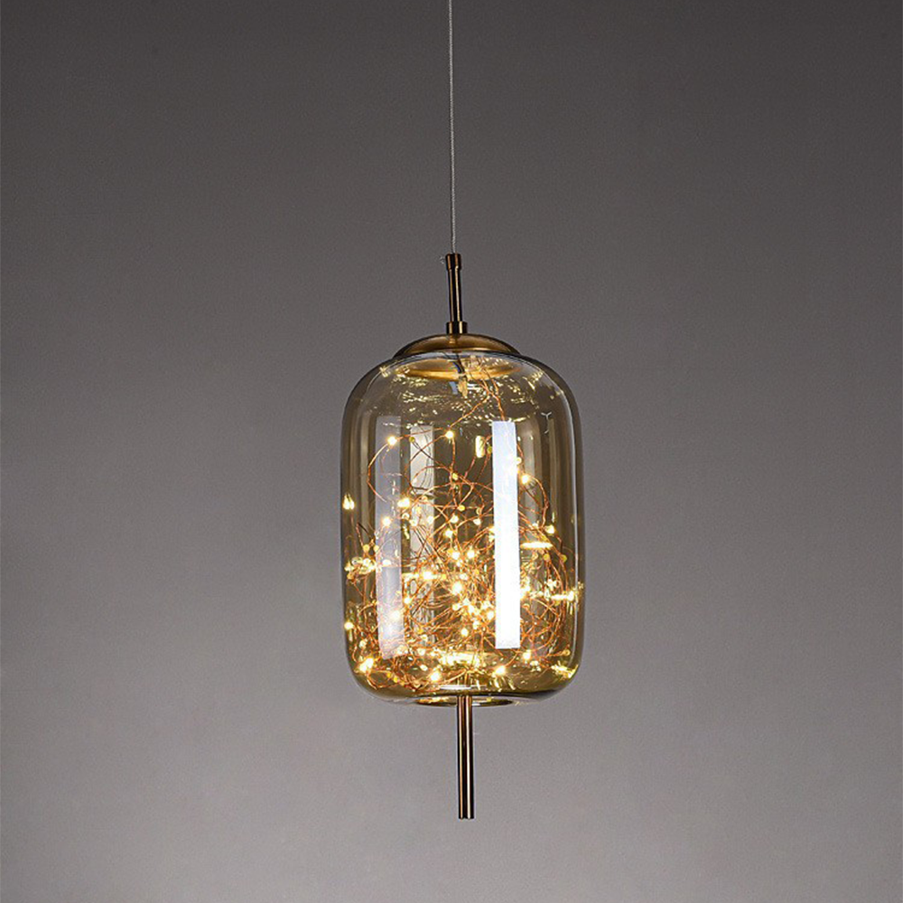 Modern Glass LED Ceiling Lamp – Perfect for Home Spaces