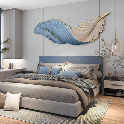 Feather Wall Lamp Modern Luxury Creative LED Art Deco Lamp