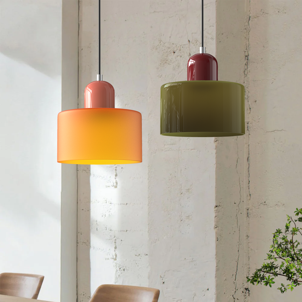 Elongated Halo Pendant Lamp with Sleek Modern Design