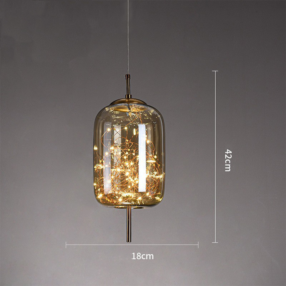 Modern Glass LED Ceiling Lamp – Perfect for Home Spaces