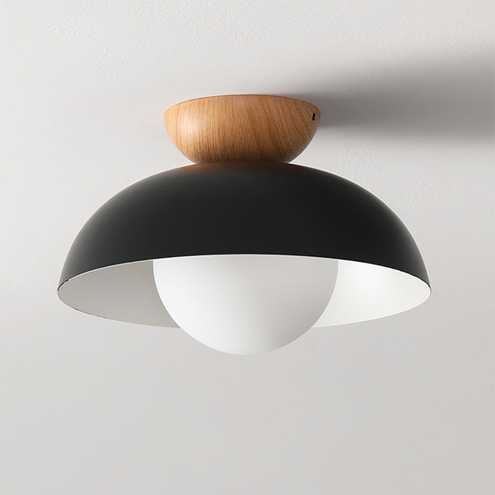 Modern Minimalist Semi-Flush Mount Ceiling Light
