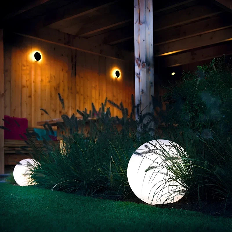 Solar garden ball light – 16 colors with remote control