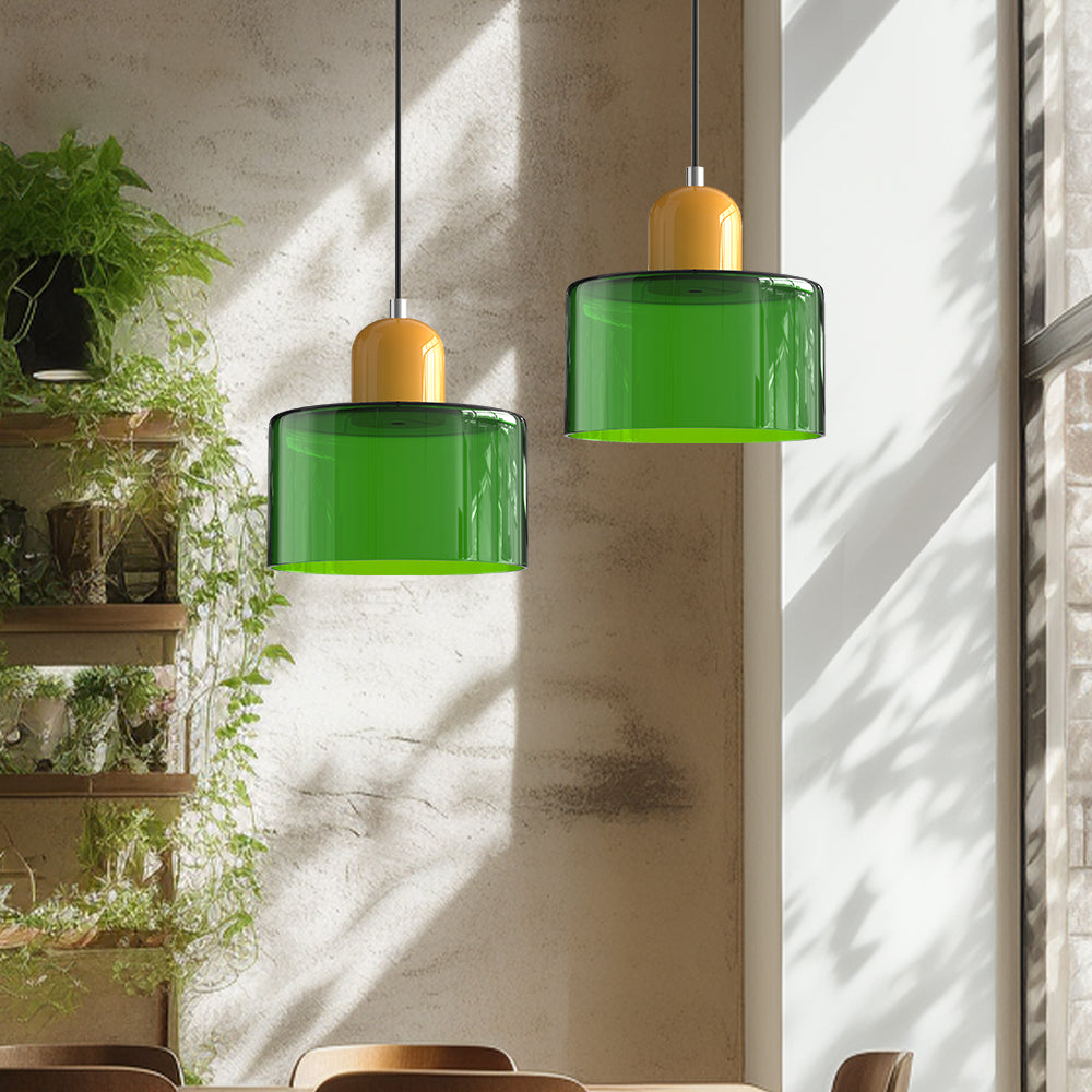 Elongated Halo Pendant Lamp with Sleek Modern Design