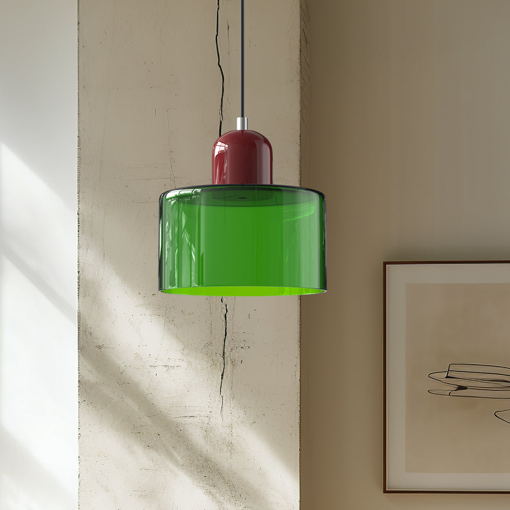 Elongated Halo Pendant Lamp with Sleek Modern Design