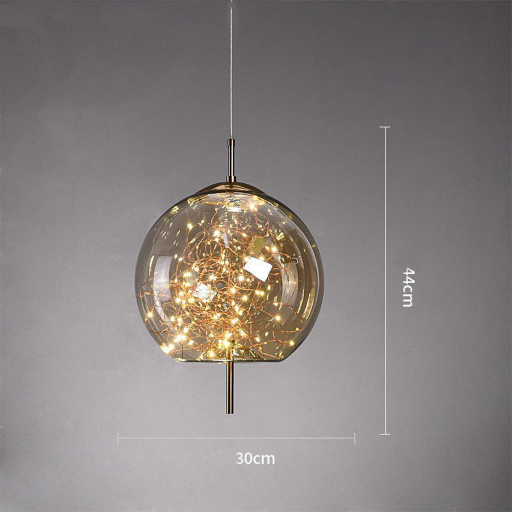 Modern Glass LED Ceiling Lamp – Perfect for Home Spaces
