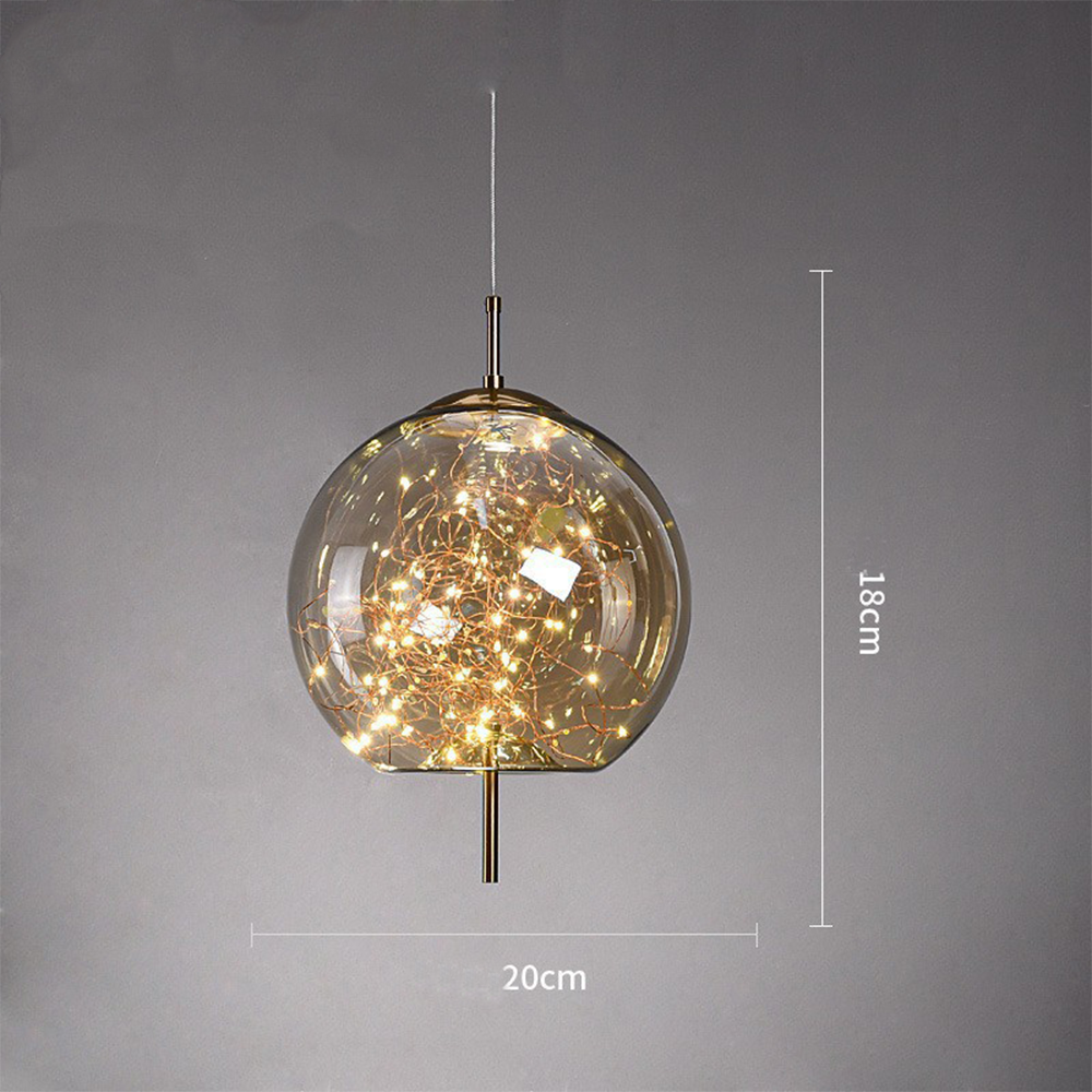 Modern Glass LED Ceiling Lamp – Perfect for Home Spaces