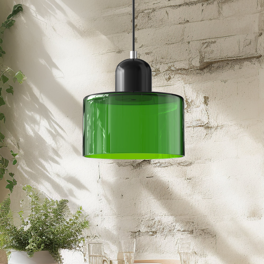 Elongated Halo Pendant Lamp with Sleek Modern Design