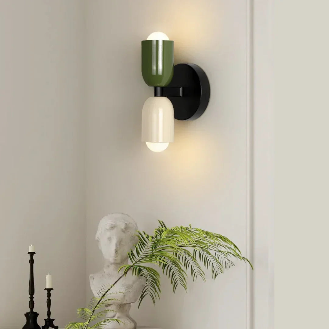 Elegant Scandinavian Double-Sided LED Wall Lamp