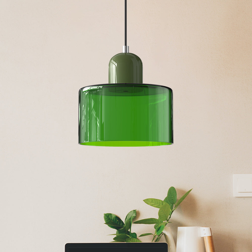 Elongated Halo Pendant Lamp with Sleek Modern Design