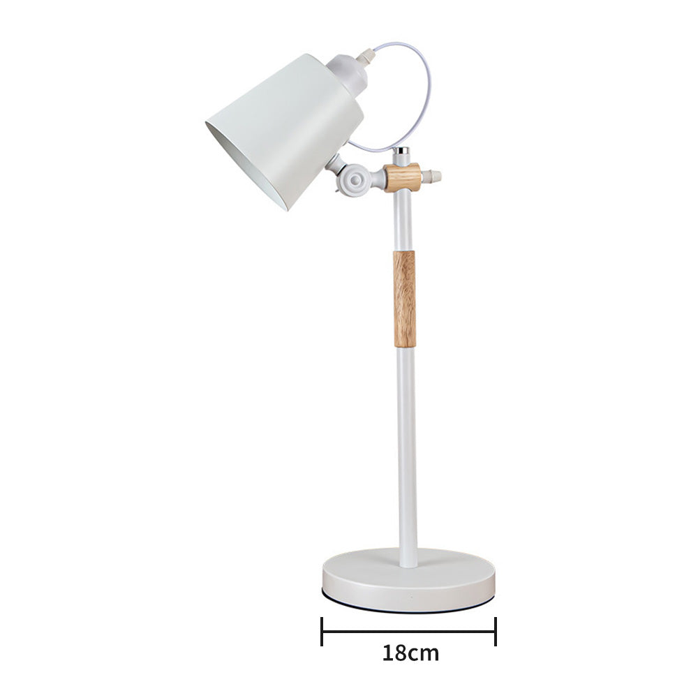 Minimalist Scandinavian-style bedroom night lamp with LED lighting