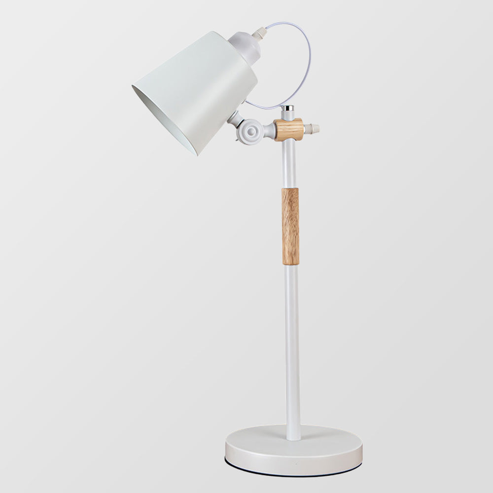 Minimalist Scandinavian-style bedroom night lamp with LED lighting