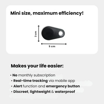 Children’s Waterproof GPS Tracker with Real-Time Location & SOS Alarm | Small, Light, Carrying Case and Security Features | Sansoti
