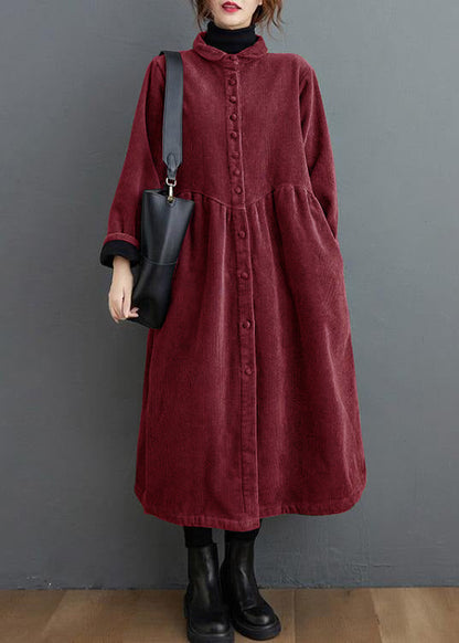 Women's Oversized Coat – Loose Fit Mid-Length Casual Coat, 10 Colours, S to 5XL