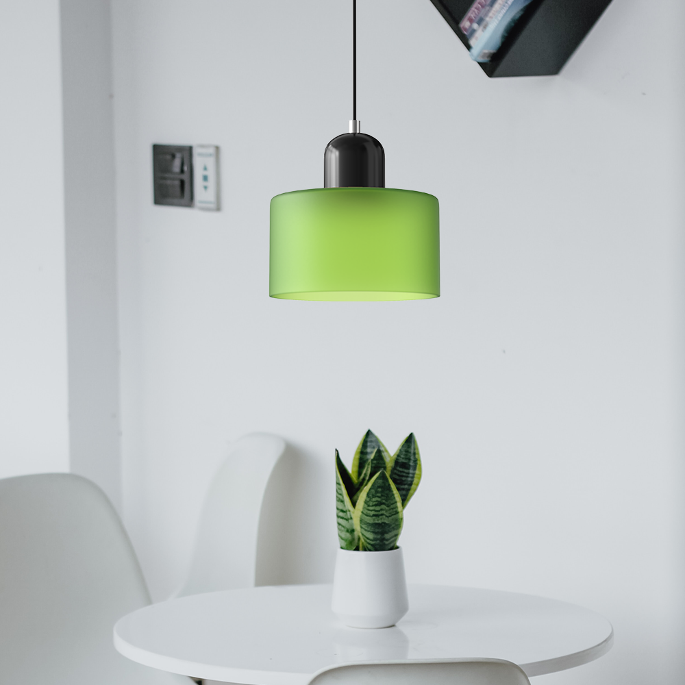 Elongated Halo Pendant Lamp with Sleek Modern Design