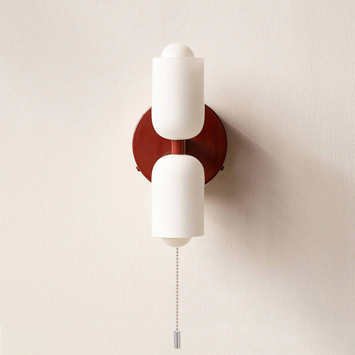 Modern Creamy Double Heads Wall Sconce