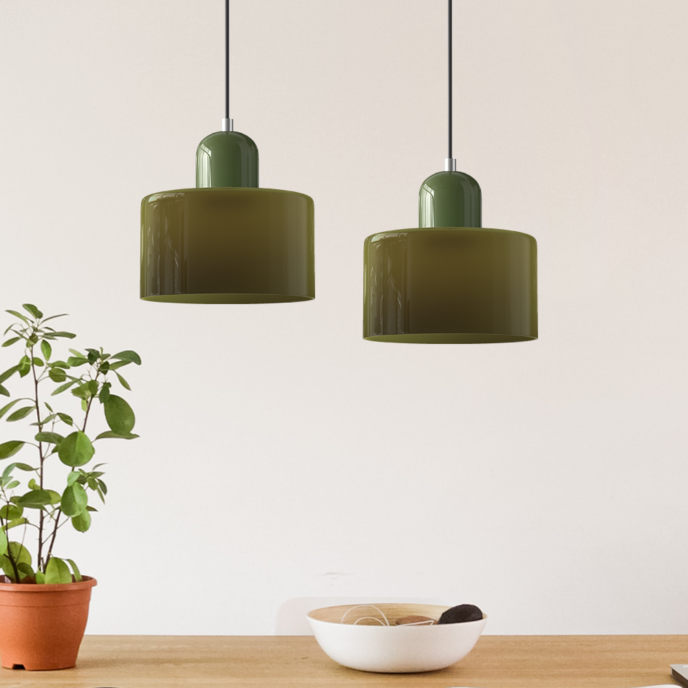 Elongated Halo Pendant Lamp with Sleek Modern Design
