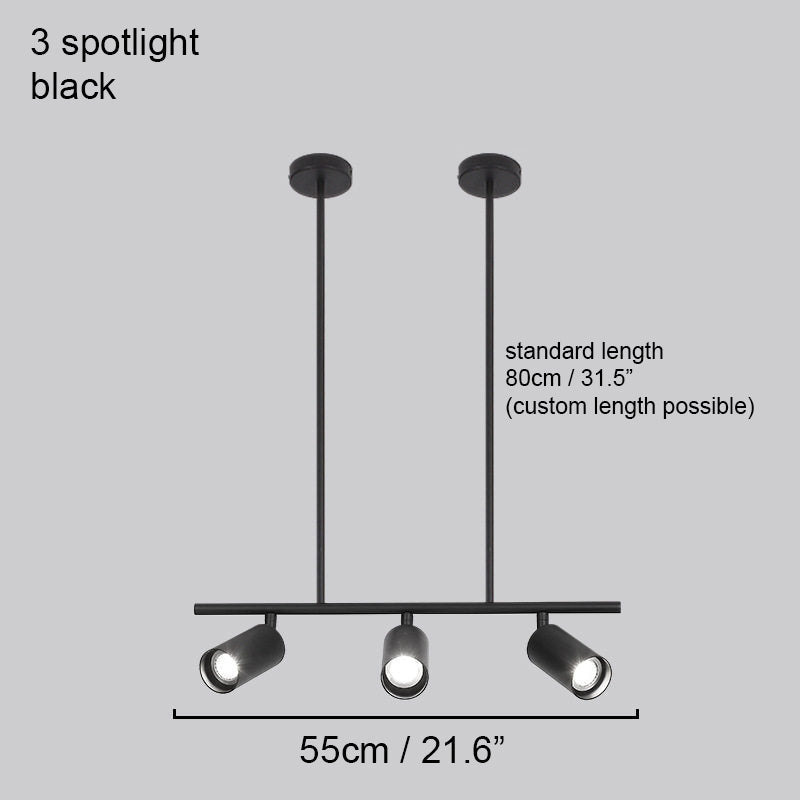 Lux Minimalist Spot Light Kitchen Island Pendant Light
