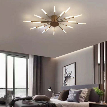 Arisha Fireworks Flush-Mount Ceiling Light Living Room