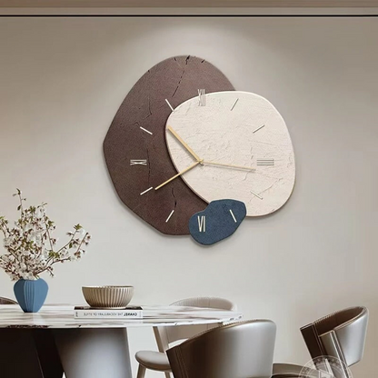 LED Wall Clock Made of Natural Wood – Modern Design with Soft Ambient Lighting | Sansoti