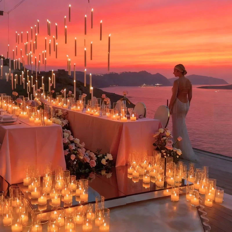 Modern floating flameless LED candles