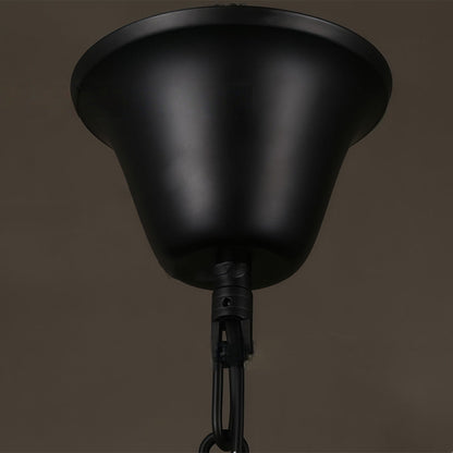 Clear Glass Pendant Lighting Retro Industrial Ceiling Light