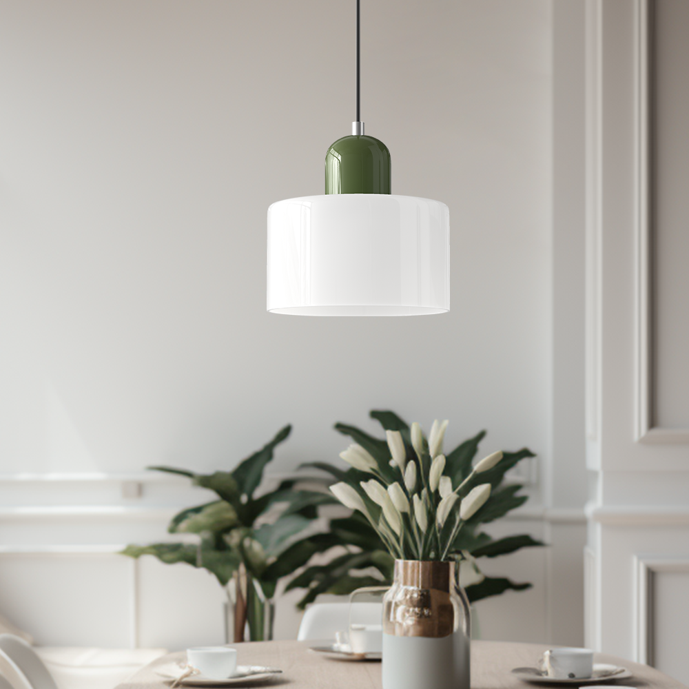 Elongated Halo Pendant Lamp with Sleek Modern Design