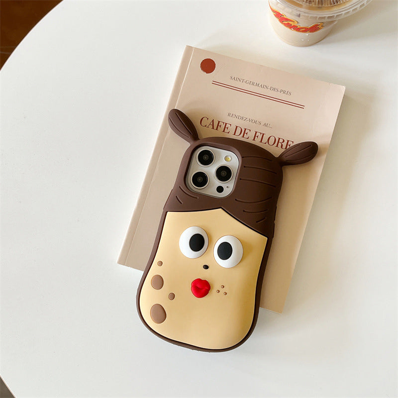 Stylish Phone Case with Fun 3D Cartoon Design