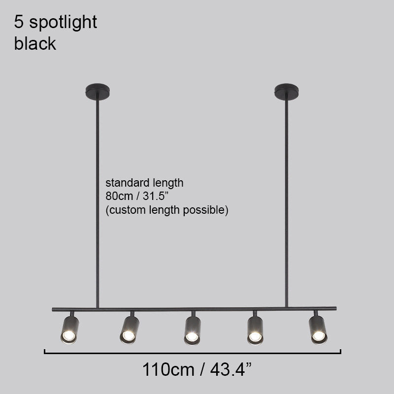 Lux Minimalist Spot Light Kitchen Island Pendant Light
