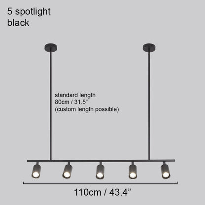 Lux Minimalist Spot Light Kitchen Island Pendant Light