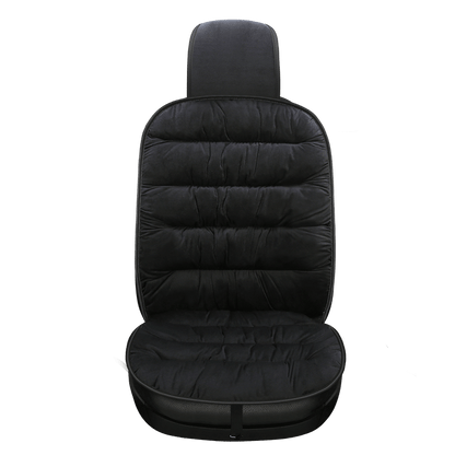 Car Seat Cushion – Quilted Plush Front Seat Cover with Headrest, Soft & Breathable, 4 Colours
