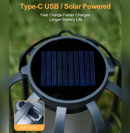 Solar Flame Torch – Flickering Flame Effect Garden Light, Auto On at Dusk, Up to 12 Hours