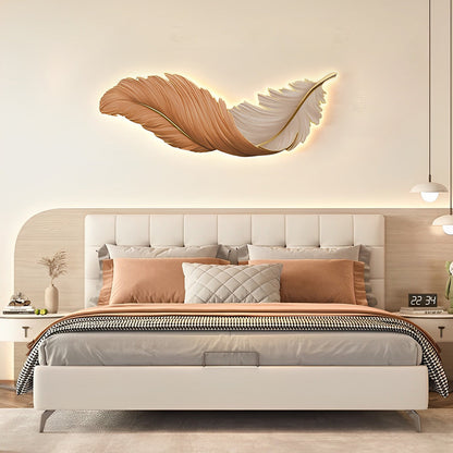 Feather Wall Lamp Modern Luxury Creative LED Art Deco Lamp