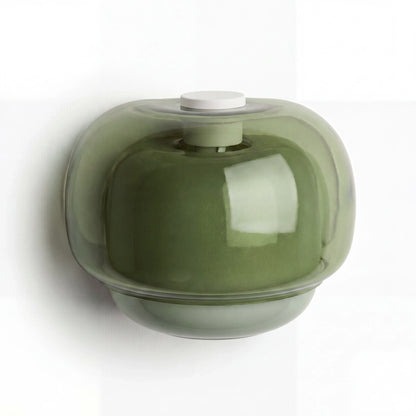 Coloured Glass Wall Light – Modern Sconce, Orange, Green, Blush, Burgundy, Yellow or Grey