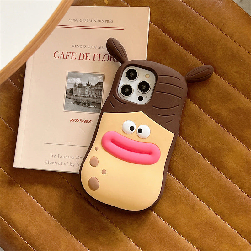Stylish Phone Case with Fun 3D Cartoon Design