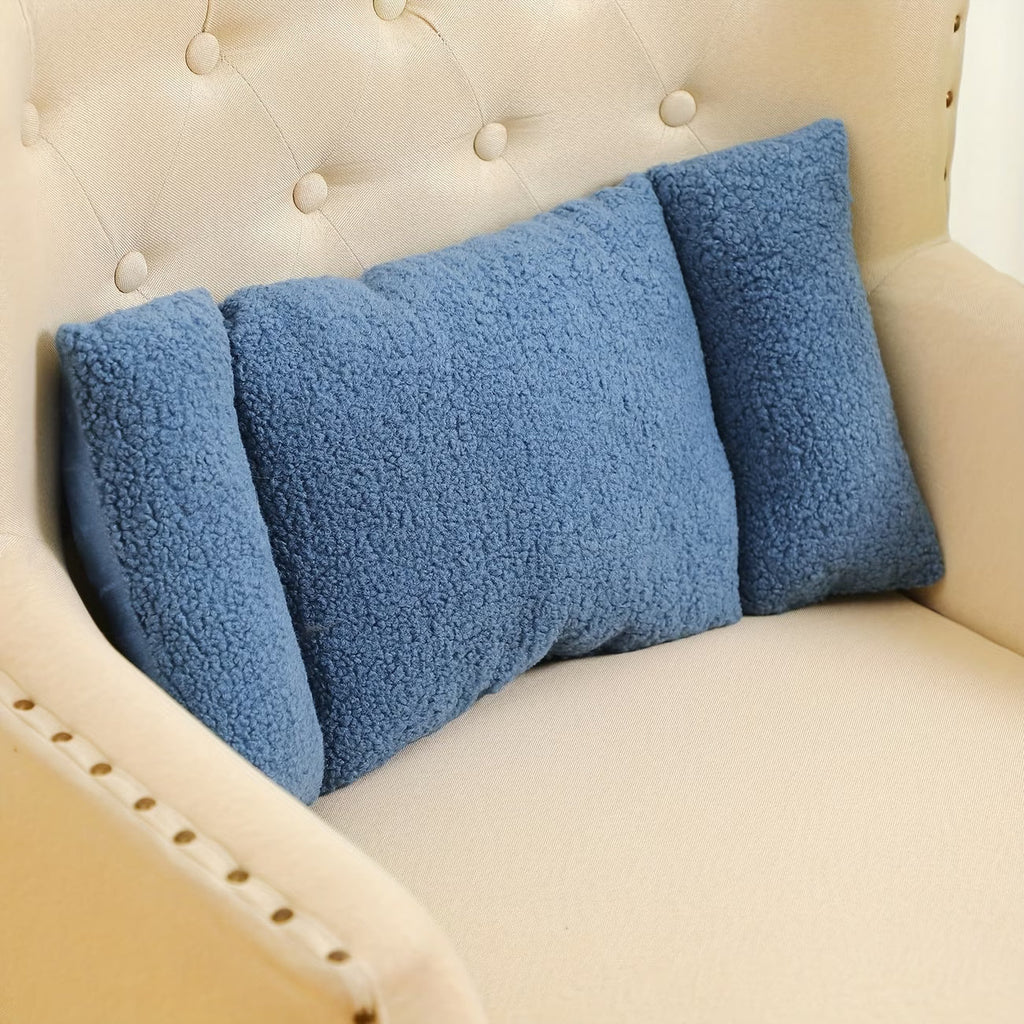 Sherpa Lumbar Support Pillow For Couch, Bed & Office Chair